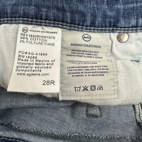 Ag The Prima Roll Up Low Rise Cigarette Jeans | Size 28 - Picture 7 of 10